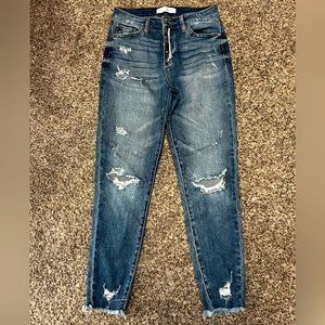 Kan Can distressed jeans
